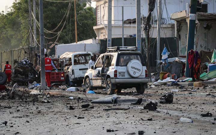 সোমালিয়ায় আত্মঘাতী বোমা হামলায় নিহত ২০