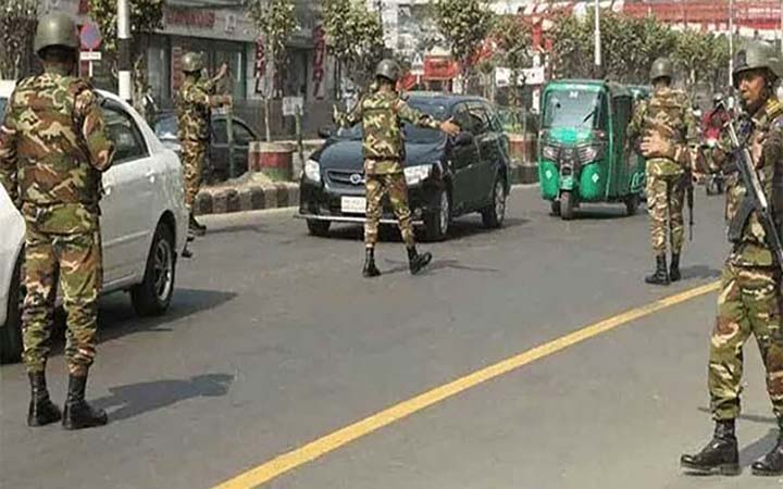 কঠোর লকডাউন বাস্তবায়নে মাঠে থাকবে সেনাবাহিনী