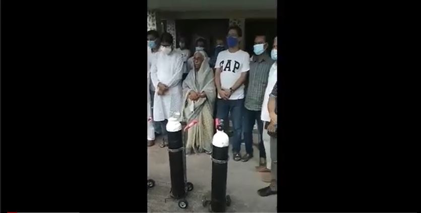 যশোরে করোনা রোগীদের জন্য বিএনপির বিনামূল্যে অক্সিজেন সেবা চালু