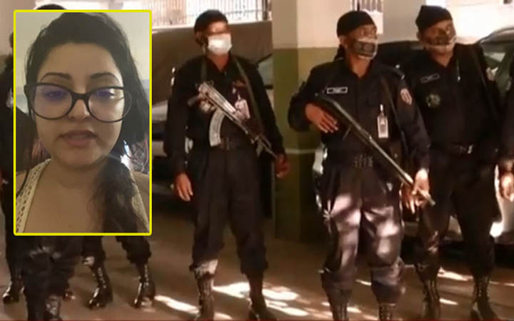 পরীমণির বাসায় র‌্যাবের অভিযান