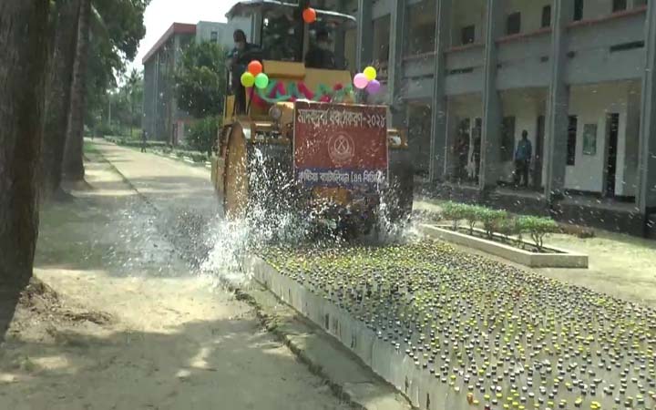 কুষ্টিয়ায় ৮ কোটি টাকার মাদক ধ্বংস করেছে বিজিবি