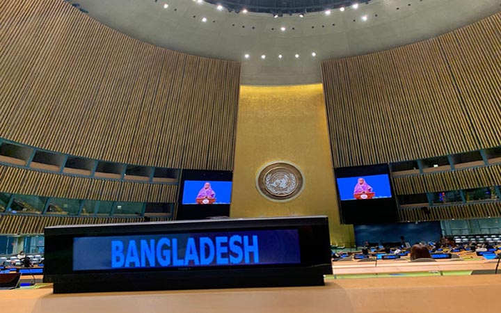 জাতিসংঘ অধিবেশনে একমঞ্চে ৩ বাংলাদেশী নারী