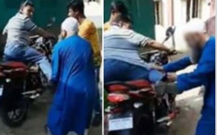 বাবাকে লাথি মারা ও লাঞ্চিত করার ফল, শিক্ষক ছেলে শ্রীঘরে