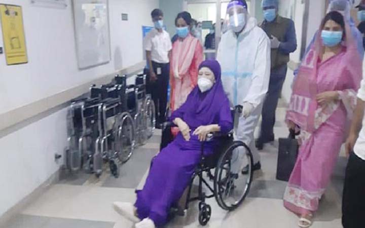 ৮০ দিন পর বাসায়  ফিরবেন খালেদা জিয়া