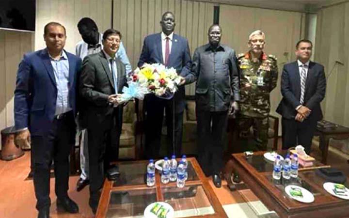 ঢাকায় দক্ষিণ সুদানের প্রতিনিধি দল