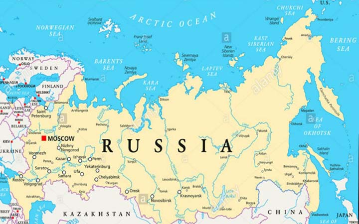 বিশ্বে এখন সবচেয়ে নিষেধাজ্ঞায় থাকা দেশ রাশিয়া