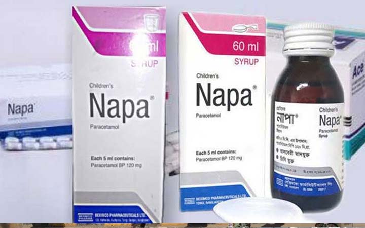 সারাদেশে নাপা সিরাপ পরীক্ষার নির্দেশ