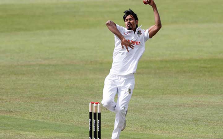 তাইজুলের জোড়া আঘাতে বিপদে শ্রীলঙ্কা