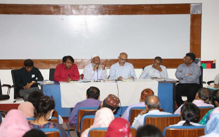 ঢাবি প্রতিনিধি দলের আদ্-দ্বীন উইমেন্স মেডিকেল কলেজ পরিদর্শন