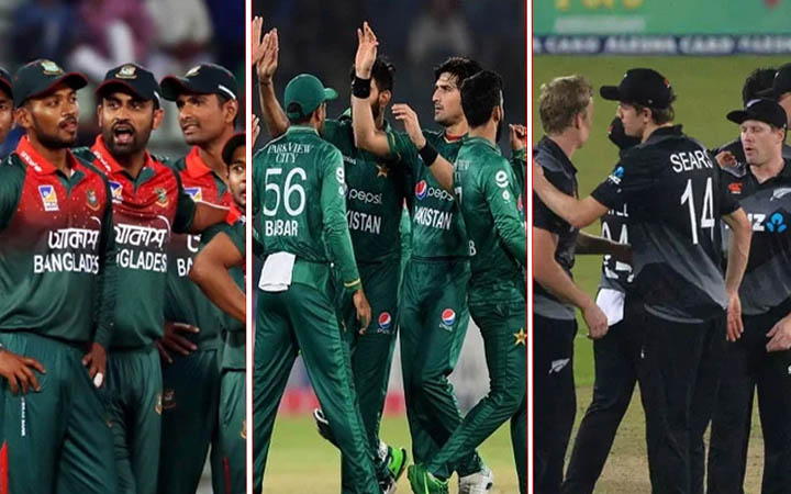 বাংলাদেশ-পাকিস্তান-নিউজিল্যান্ড ত্রিদেশীয় সিরিজের সূচি ঘোষণা