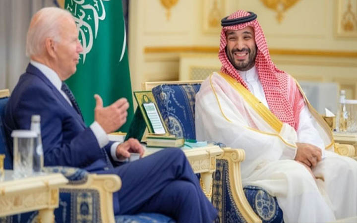 মোহাম্মদ বিন সালমানের সাথে গুরুত্বপূর্ণ বৈঠক করলেন বাইডেন