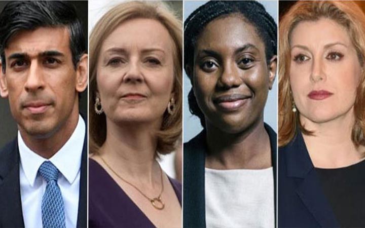 ব্রিটেনের প্রধানমন্ত্রী হওয়ার দৌড়ে ৪ প্রতিপক্ষ, এগিয়ে ভারতীয় ঋষি