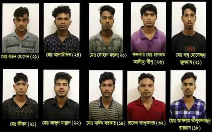 টাঙ্গাইলে বাসে ডাকাতি-ধর্ষণ: মূল পরিকল্পনাকারীসহ ১০ ডাকাত গ্রেফতার