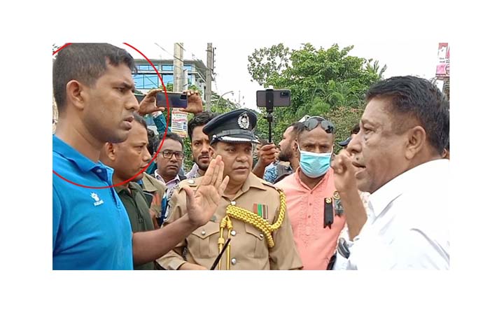 বরগুনা থেকে সরিয়ে নেয়া হলো সেই পুলিশ কর্মকর্তাকে