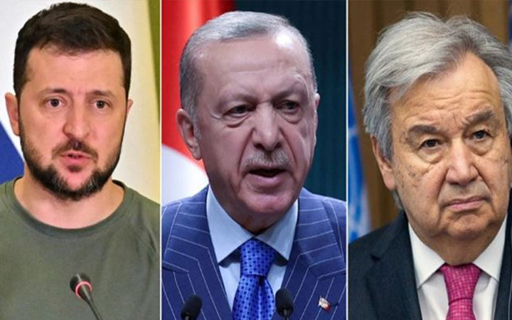 এরদোগান-জেলেনস্কির সাথে সাক্ষাৎ করবেন জাতিসঙ্ঘ মহাসচিব