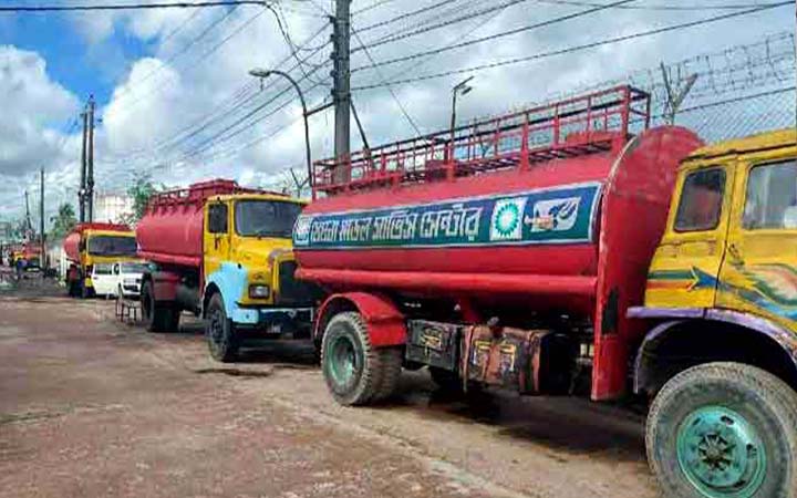 খুলনায় জ্বালানি তেল ব্যবসায়ীদের ১২ ঘণ্টার ধর্মঘট