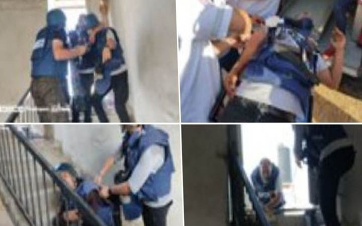 আবারো সাংবাদিকদের ওপর গুলি চালালো ইসরাইলি সেনারা, হতাহত ৭