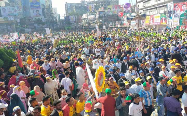 কুমিল্লায় বিএনপির বিভাগীয় সমাবেশ শুরু