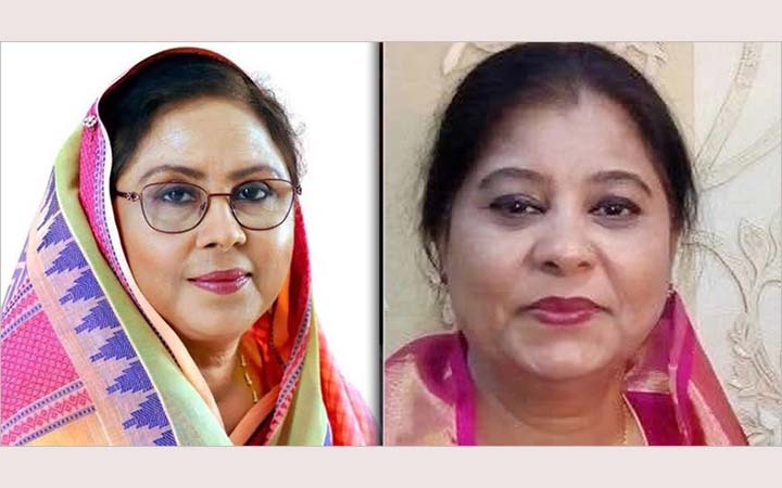 মহিলা আওয়ামী লীগের সভাপতি চুমকি ও সাধারণ সম্পাদক শিলা