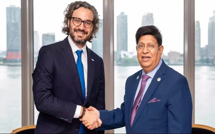 ঢাকায় দূতাবাস খুলবেন বলে জানিয়েছেন আর্জেন্টিনার পররাষ্ট্রমন্ত্রী