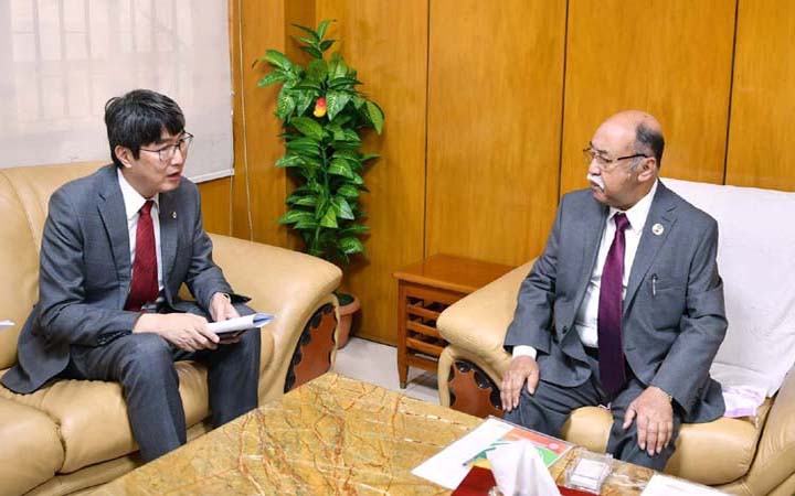 শিল্পমন্ত্রীর সাথে জাপানী রাষ্ট্রদূতের সৌজন্য সাক্ষাৎ