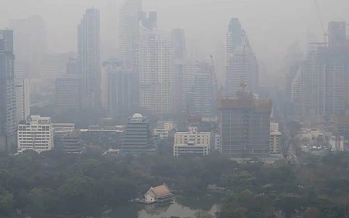 বায়ুদূষণ, থাইল্যান্ডে হাসপাতালে প্রায় দুই লাখ মানুষ