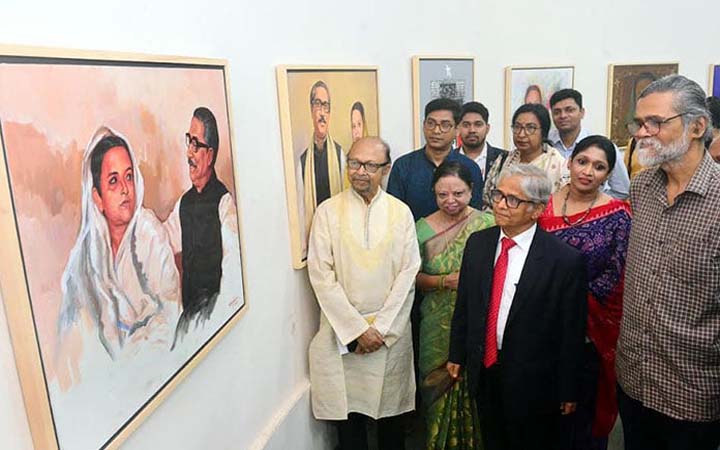 ‘বঙ্গমাতা : উদ্দীপনার আলো’ শীর্ষক সপ্তাহব্যাপী চিত্র প্রদর্শনী শুরু