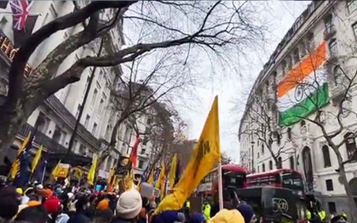 আবার হামলা লন্ডনের ভারতীয় হাই কমিশনে