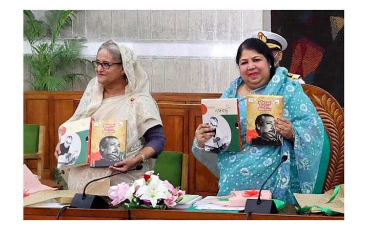 ‘সংসদে বঙ্গবন্ধু’ ও ‘মুজিববর্ষ বিশেষ অধিবেশন’ বইয়ের মোড়ক উন্মোচন করেন প্রধানমন্ত্রী