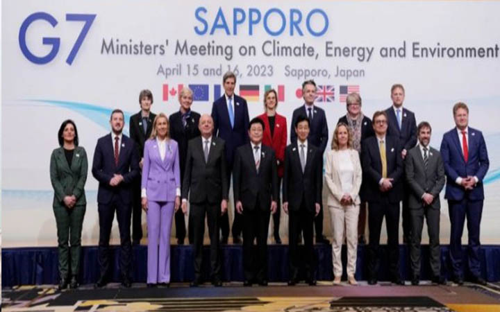 কার্বন নিঃসরণ দ্রুত বন্ধে ঐকমত্য গড়ে তুলছে জি-৭