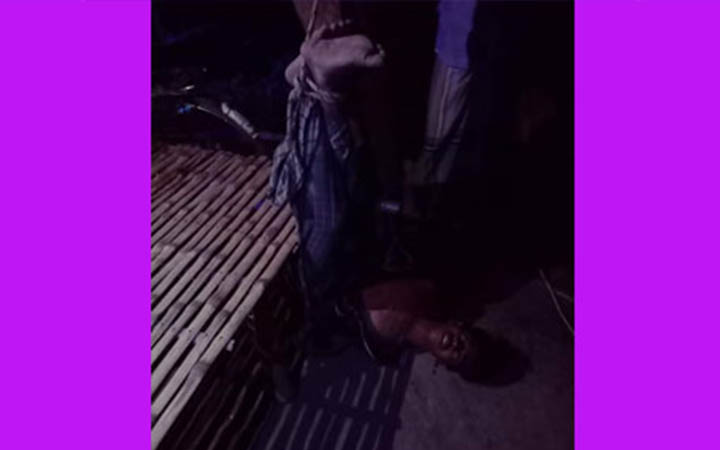 তাড়াশে যুবককে নৃশংসভাবে গাছে ঝুলিয়ে নির্যাতন
