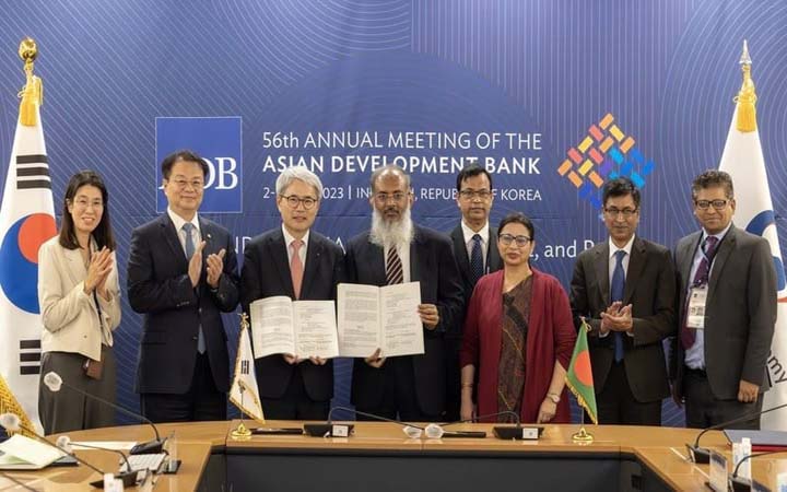 বাংলাদেশ ও দক্ষিণ কোরিয়ার ৩ বিলিয়ন ডলারের ফ্রেমওয়ার্ক ঋণচুক্তি স্বাক্ষর