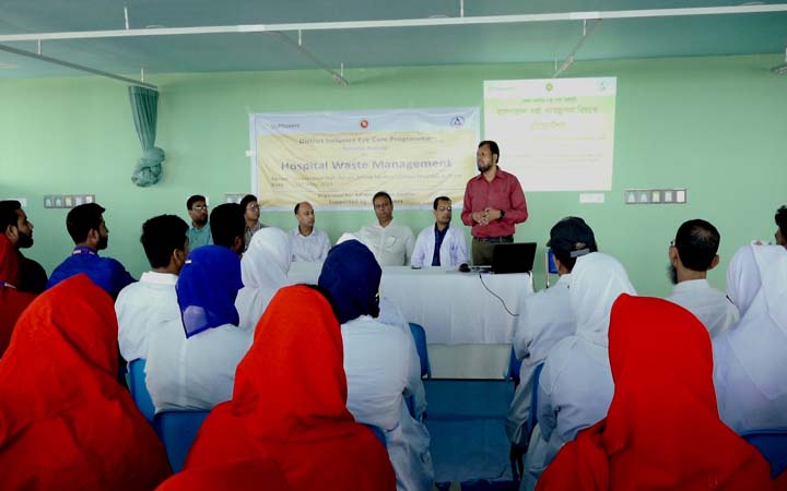 যশোর আদ্-দ্বীন মেডিকেল কলেজ হাসপাতালে বর্জ্য ব্যবস্থাপনা বিষয়ক ওরিয়েন্টেশন অনুষ্ঠিত