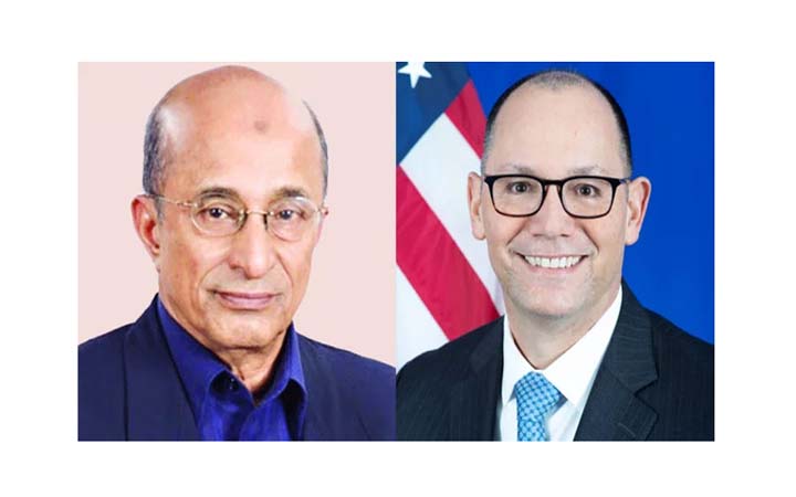 তৌফিক-ই-ইলাহী চৌধুরীর সঙ্গে মার্কিন রাষ্ট্রদূতের বৈঠক