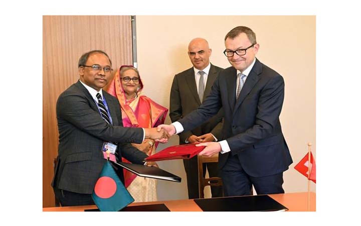 দক্ষতা বাড়াতে বাংলাদেশ ও সুইজারল্যান্ডের মধ্যে সমঝোতা স্মারক স্বাক্ষরিত