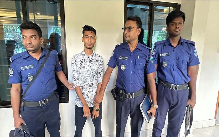 কিশোরীর অভিযোগে যুবকের ছয় মাসের কারাদন্ড