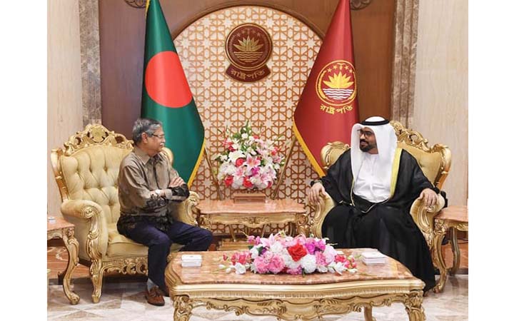 রাষ্ট্রপতির সঙ্গে সংযুক্ত আরব আমিরাতের রাষ্ট্রদূতের সাক্ষাৎ