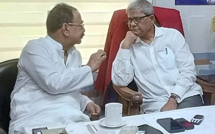 গয়েশ্বরকে দেখতে গেলেন মির্জা ফখরুল