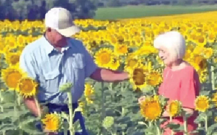 ৫০তম বিবাহবার্ষিকীতে স্ত্রীকে ১২ লাখ ফুল উপহার