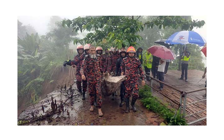বান্দরবানের পাহাড়ি খাদ থেকে পর্যটকের লাশ উদ্ধার