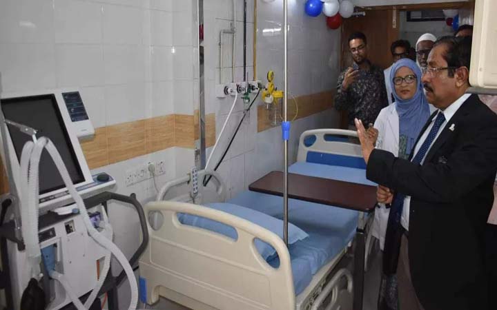 বিএসএমএমইউয়ে শিশু নেফ্রোলজি বিভাগে আইসিইউ উদ্বোধন