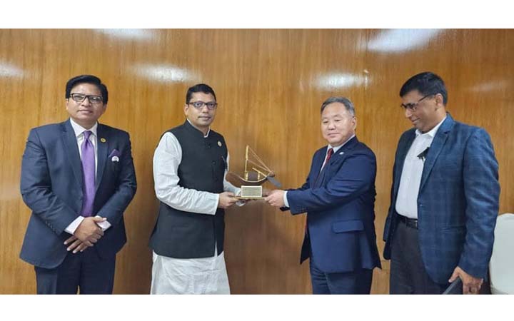আইসিটি প্রতিমন্ত্রীর সাথে বাংলাদেশে নবনিযুক্ত দক্ষিণ কোরিয়ার রাষ্ট্রদূতের সাক্ষাত