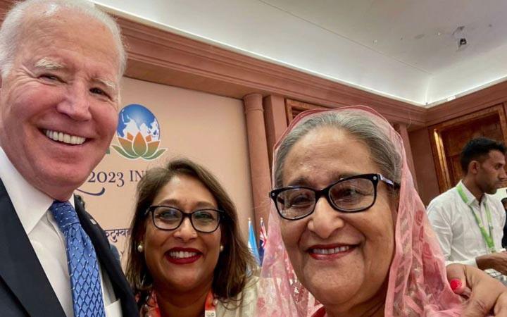 বাইডেনের সাথে সেলফি ও মাখোঁ'র ঢাকা সফর - নির্বাচন নিয়ে পশ্চিমা চাপ কমবে?