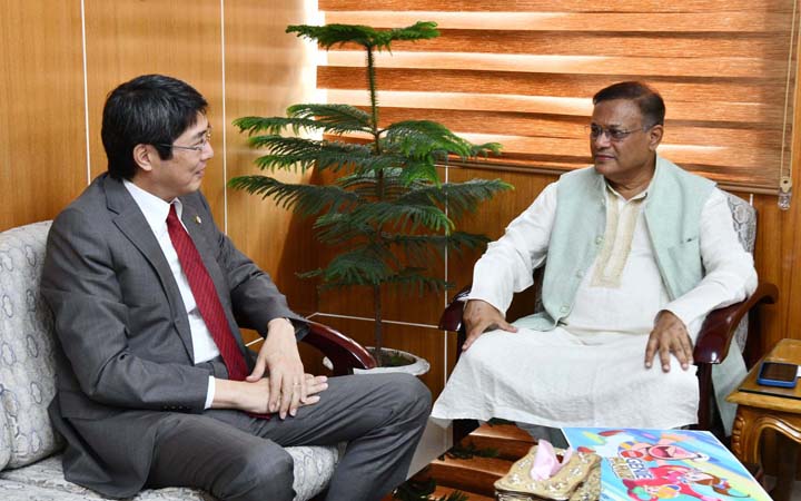 তথ্যমন্ত্রীর সাথে জাপানের রাষ্ট্রদূতের সাক্ষাত