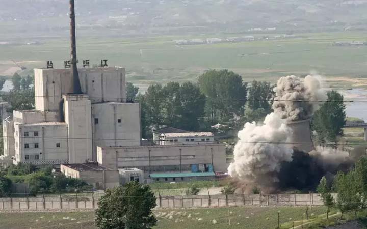 উ.কোরিয়ার পরমাণু চুল্লি বন্ধের কার্যক্রম পর্যবেক্ষণ করছে দ.কোরিয়া