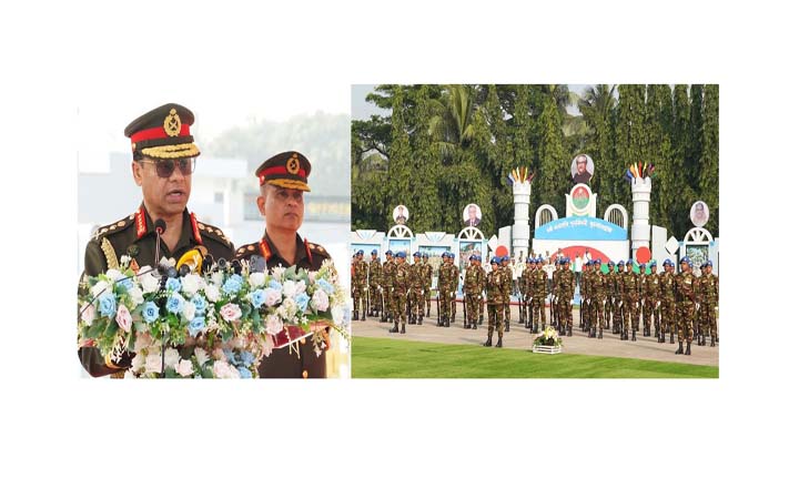 যে কোন চ্যালেঞ্জ মোকাবেলায় সদা প্রস্তুত থাকতে সেনা সদস্যের প্রতি সেনা প্রধানের আহ্বান