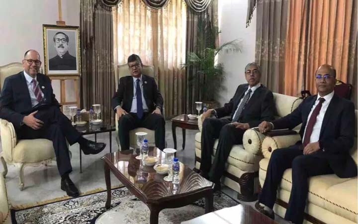 পররাষ্ট্র সচিবের সঙ্গে পিটার হাসের বৈঠক