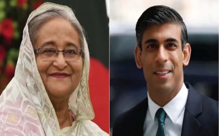 শেখ হাসিনাকে ব্রিটিশ প্রধানমন্ত্রীর চিঠি