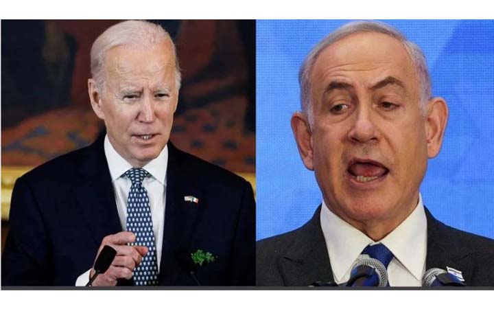 ইসরায়েল-হামাস যুদ্ধ, বাইডেন-নেতানিয়াহু মতবিরোধ