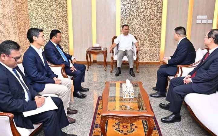 প্রধানমন্ত্রীর সঙ্গে চীনা রাষ্ট্রদূতের বিদায়ী সাক্ষাৎ